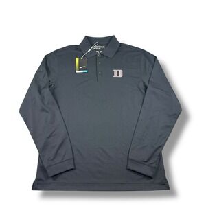 NWT Nike Golf Tour Performance Duke Blue Devils Elite Team-Issued L/S Polo Men S